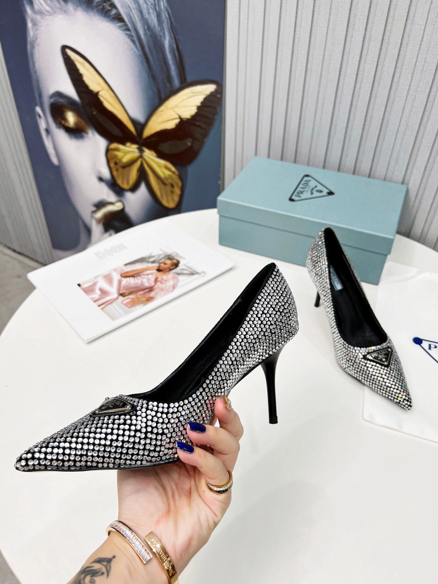 coco- heel height 8.5cm， Sheepskin item:B-X198J1938